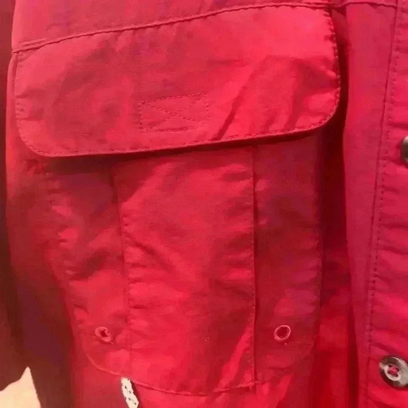 Men’s Magellan Red Performance Fishing‎ Short Sleeve Vented Lightweight Sz M - Picture 5 of 14